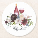 Recherche de wine je dessous de verres Floral
