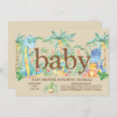 Zoek naar dinosaure baby shower invitations Dinosaurus