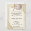 Recherche de trésor invitations Coquillages