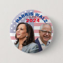 Zoek naar amerikaanse vlag buttons Tim walz