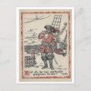 Recherche de perroquet pirate cartes postales Vintage