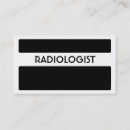 Recherche de radiologue cartes visite Xray