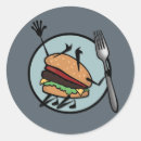 Recherche de hamburger drôle autocollants Hamburgers
