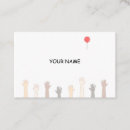 Recherche de ballons rouges cartes visite Simple