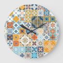 Zoek naar azulejo klokken Geometrisch