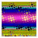 Recherche de motif abstrait coloré posters Points