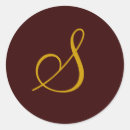 Recherche de joints autocollants Monogramme