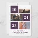 Recherche de couleur prune invitations Moderne