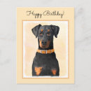 Recherche de pinscher de dobermann cartes postales Dobie