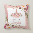 Recherche de petite licorne coussins Aquarelle