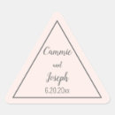 Recherche de triangle rose autocollants Monogramme