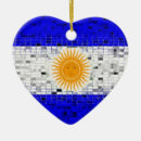 Recherche de drapeau argentin ornements Patriotique