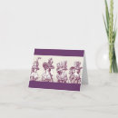 Recherche de femme vintage vœux cartes Violet
