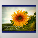 Zoek naar positieve gedachten posters Bloem
