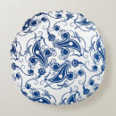 Recherche de batik bleu coussins Fleurs