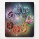 Recherche de chakra tapis souris Bleu