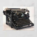 Recherche de machine à écrire antique cartes postales Vieux