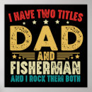 Recherche de pêcheur drôle posters Vintage