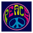 Recherche de symbole paix posters Hippie