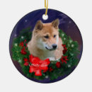 Recherche de shiba ornements Noël
