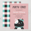 Recherche de chaton noir invitations Rose
