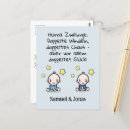 Recherche de naissance jumelle vœux cartes Twins