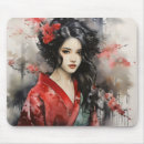 Recherche de geisha tapis souris Femme