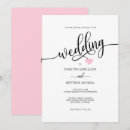 Recherche de noir et blanc rose mariage invitations Tendance