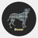 Recherche de boxeur autocollants Noir