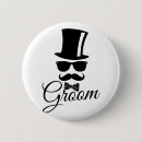 Recherche de moustaches drôles badges Marié