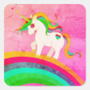 Recherche de dessin de cheval autocollants Arc en ciel