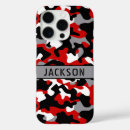 Recherche de camouflage rouge iphone coques Moderne