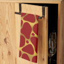 Recherche de girafe cuisine linges Motif