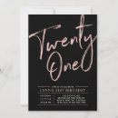 Recherche de 21ème invitations Vingt et un