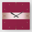 Recherche de bordeaux horloges Minimaliste