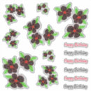 Zoek naar bloemen verjaardag stickers Rood