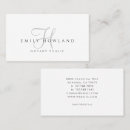 Recherche de signataire cartes visite Moderne