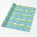 Zoek naar palmen cadeaupapier Blauw