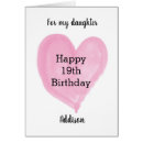 Recherche de 19ème anniversaire cartes Rose