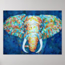 Recherche de éléphant coloré posters Contemporain