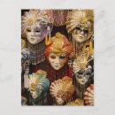 Recherche de venise carnaval cartes postales Masque