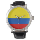 Zoek naar reloj horloges Colombiaanse vlag