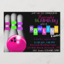 Recherche de bowling fille invitations Parti