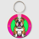 Recherche de bouledogue français porteclés Illustration