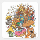 Zoek naar cartoon eend stickers Illustratie