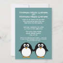 Recherche de pingouin mariage invitations Animaux