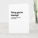 Zoek naar weggaan kaarten Nieuwe baan