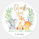 Recherche de safari autocollants De baby shower