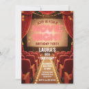 Recherche de soirée cinéma invitations Fête d'anniversaire