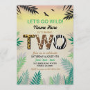 Recherche de de jungle anniversaire invitations Parti